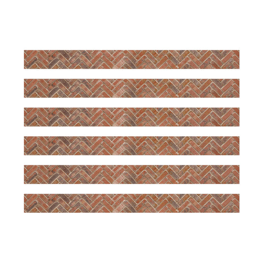 Curiosity Garden Brick Extra Wide Deco Trim®, 37 Feet Per Pack, 6 Packs