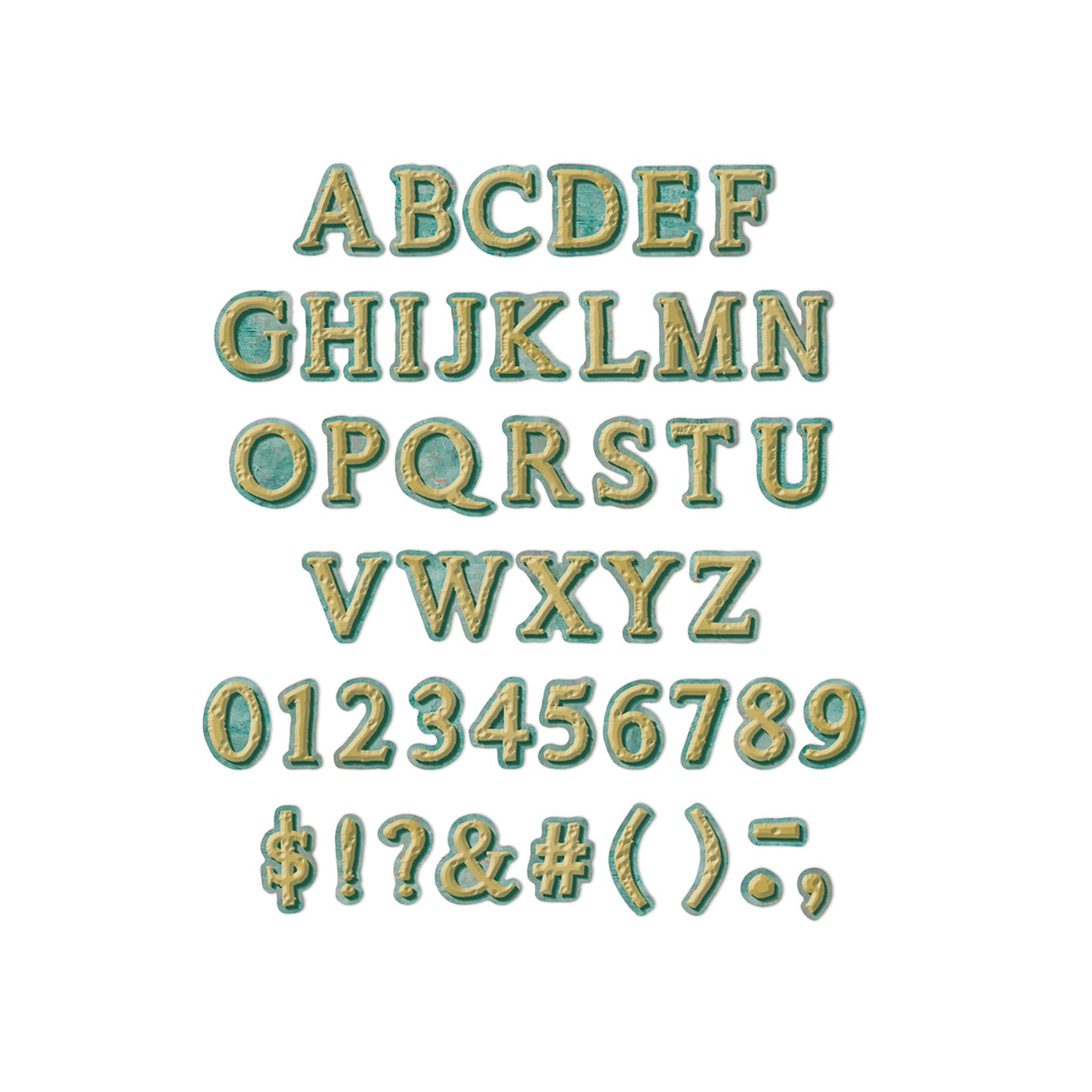 Curiosity Garden Deco Letters, 178 Per Pack, 3 Packs
