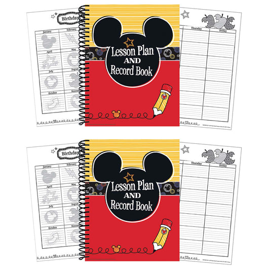 Mickey® Color Pop! Lesson Plan & Record Book, Pack of 2