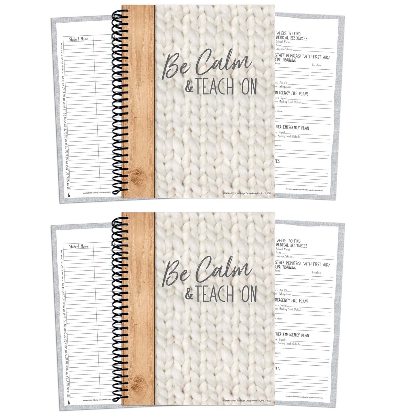 A Close-Knit Class Lesson Plan & Record Book, Pack of 2