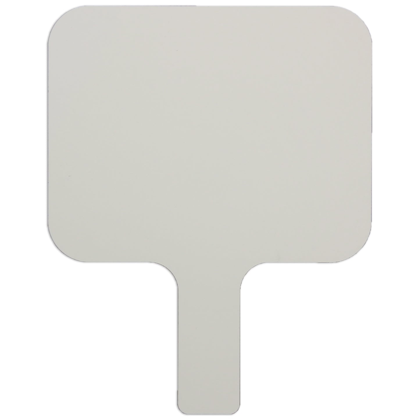 Single-Sided Rectangular Dry Erase Answer Paddle, 8" x 9.75", Pack of 12