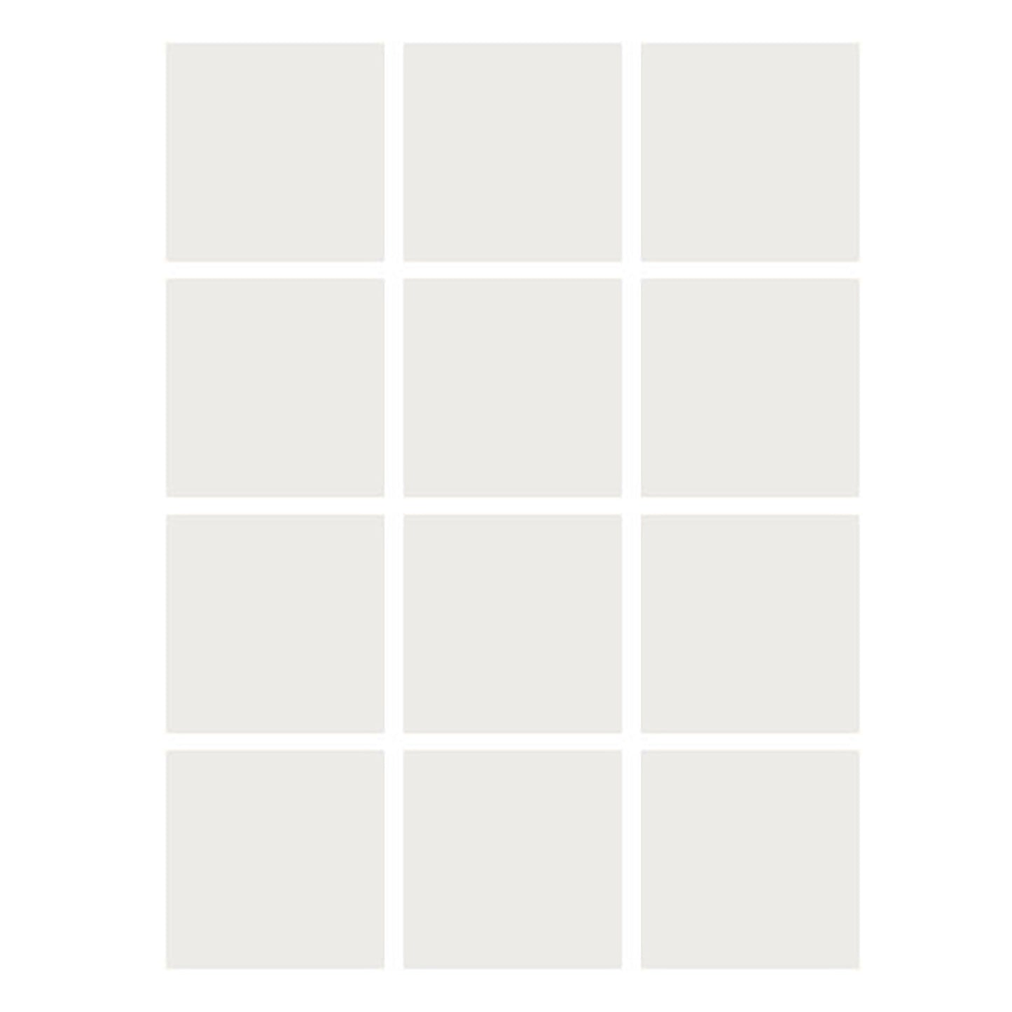 Dry Erase Stickables with Dry Erase Marker, White, 3" x 3", 12 Per Pack, 2 Packs