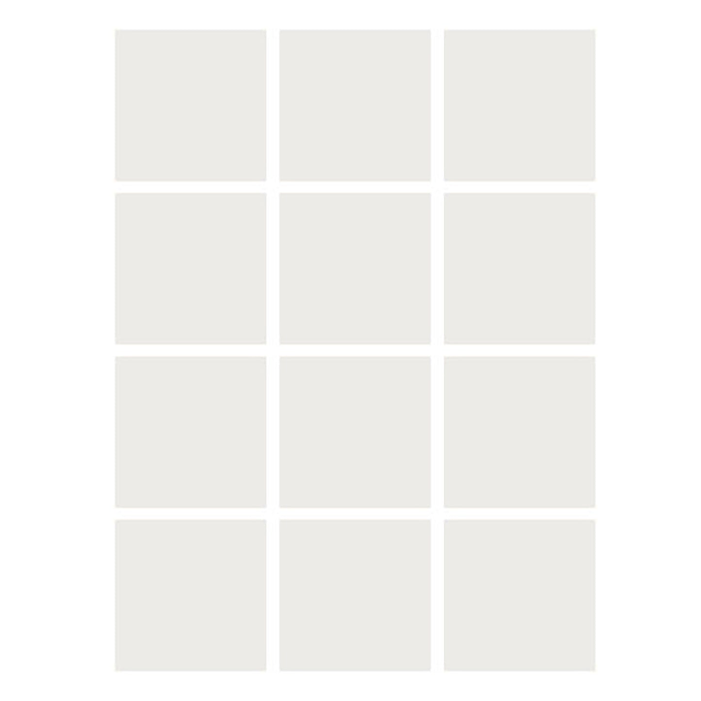 Dry Erase Stickables with Dry Erase Marker, White, 4" x 4", 12 Per Pack, 2 Packs
