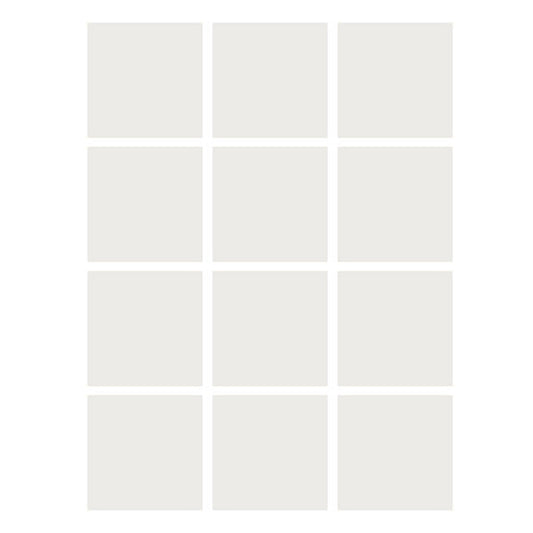 Dry Erase Stickables with Dry Erase Marker, White, 4" x 4", 12 Per Pack, 4 Packs