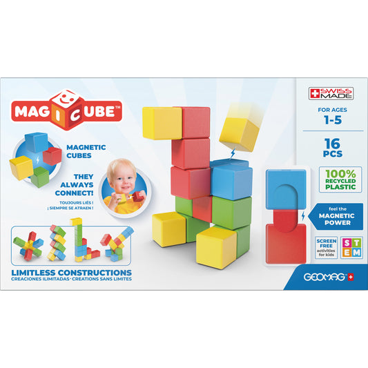 Magicubes Full Color Try Me Recycled, 16 Pieces