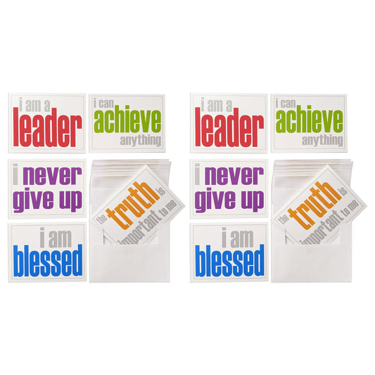 Note Cards with Envelope, Encouragement Booster Set, 10 Per Set, 2 Sets