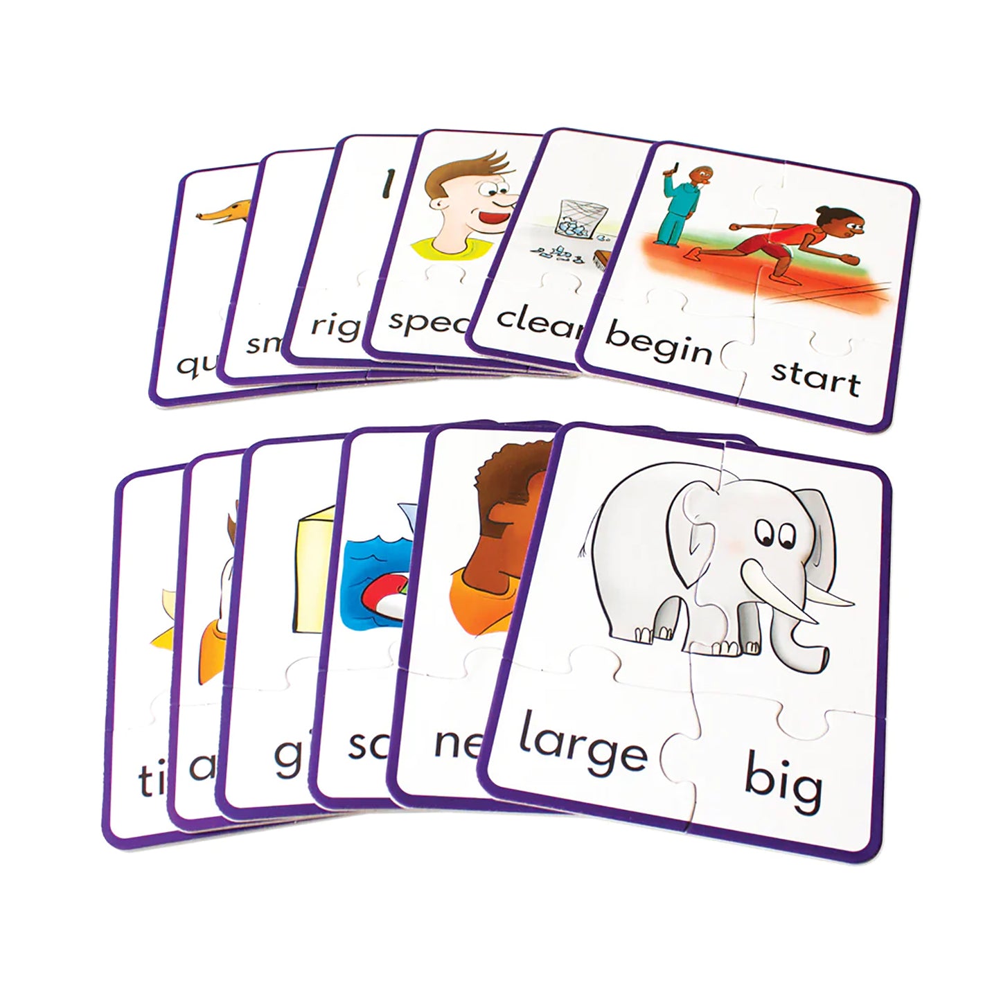 Synonym Puzzles, 12 Per Set, 3 Sets