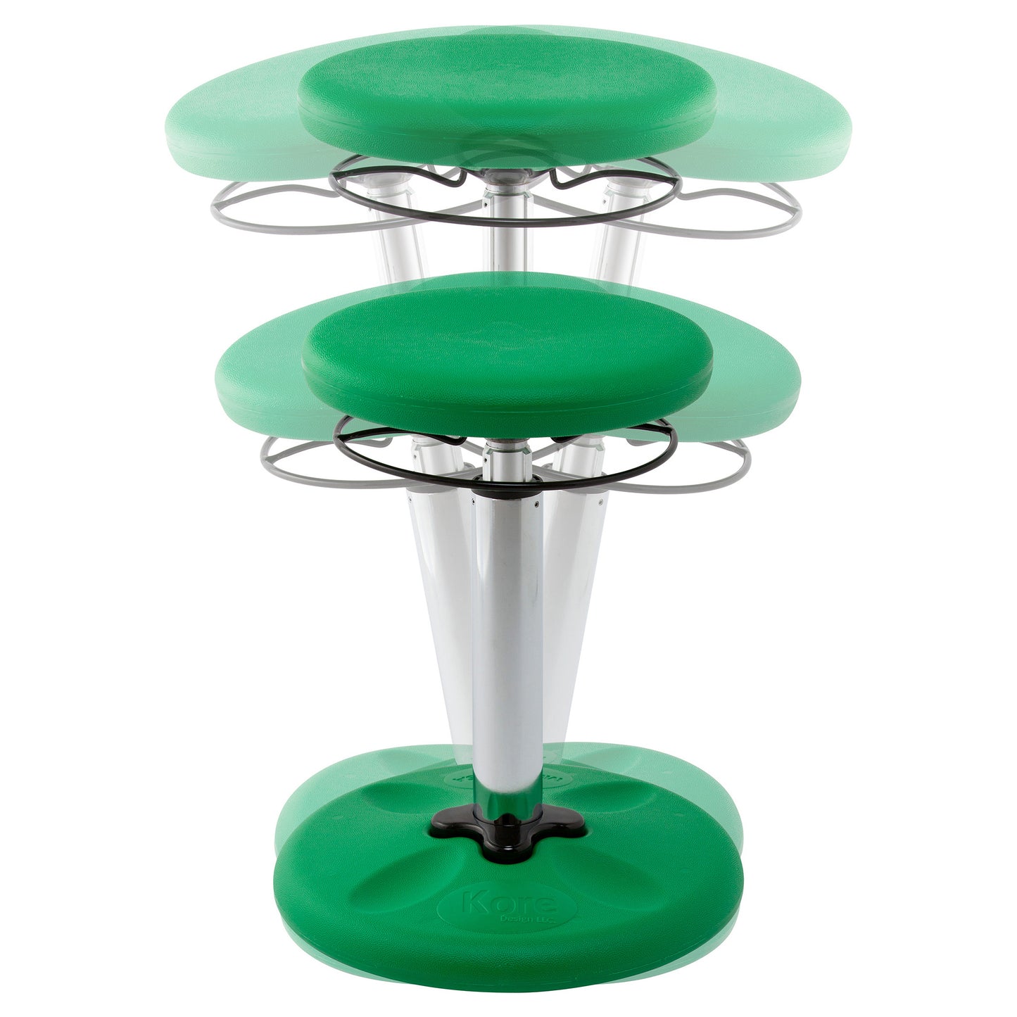 Kids Adjustable Tall Wobble Chair 16.5-24" Green