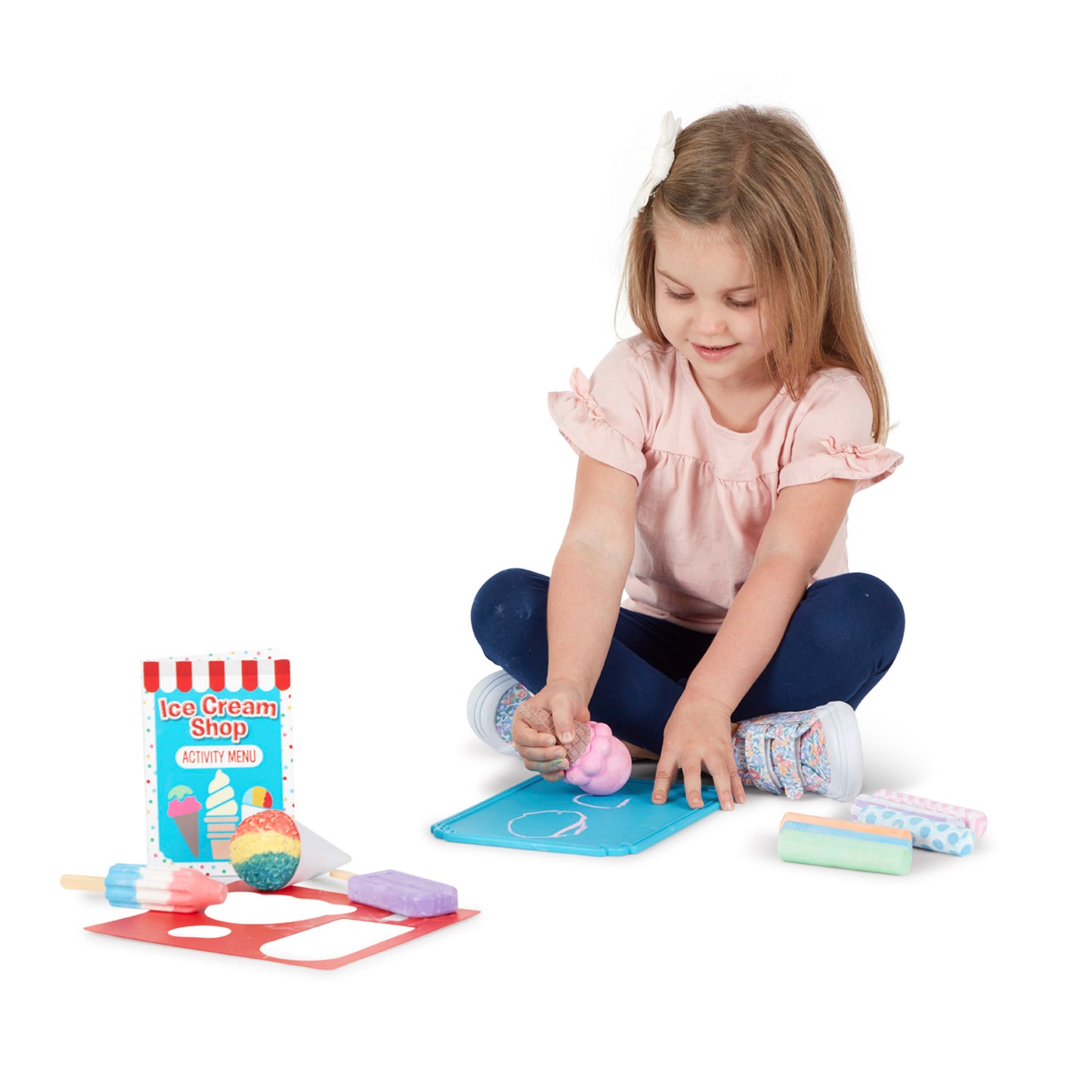 Ice Cream Shop Chalk Play Set