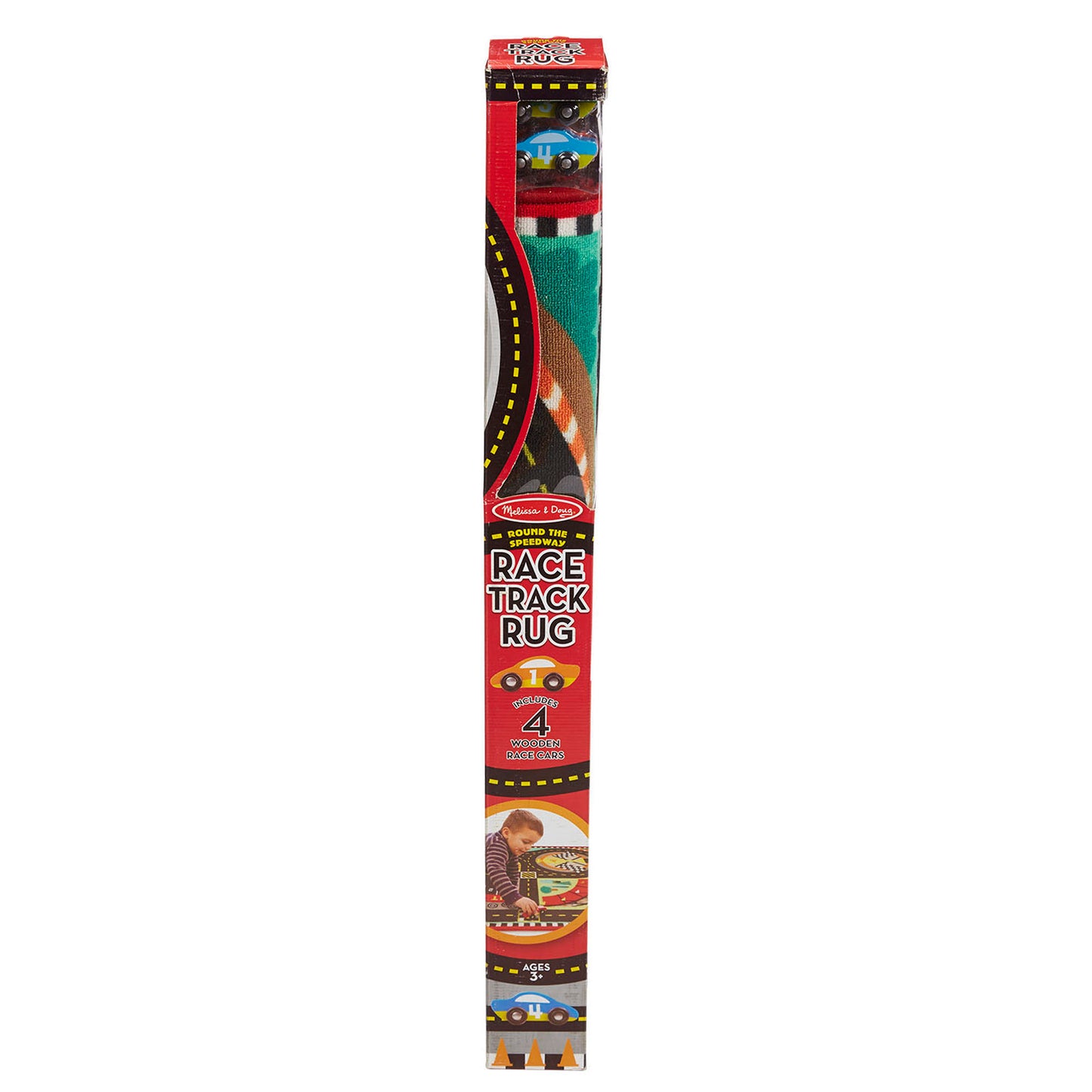 Round the Speedway Race Track Rug & Car Set