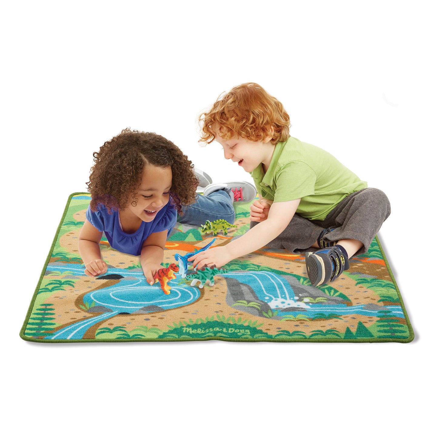 Prehistoric Playground Dinosaur Rug