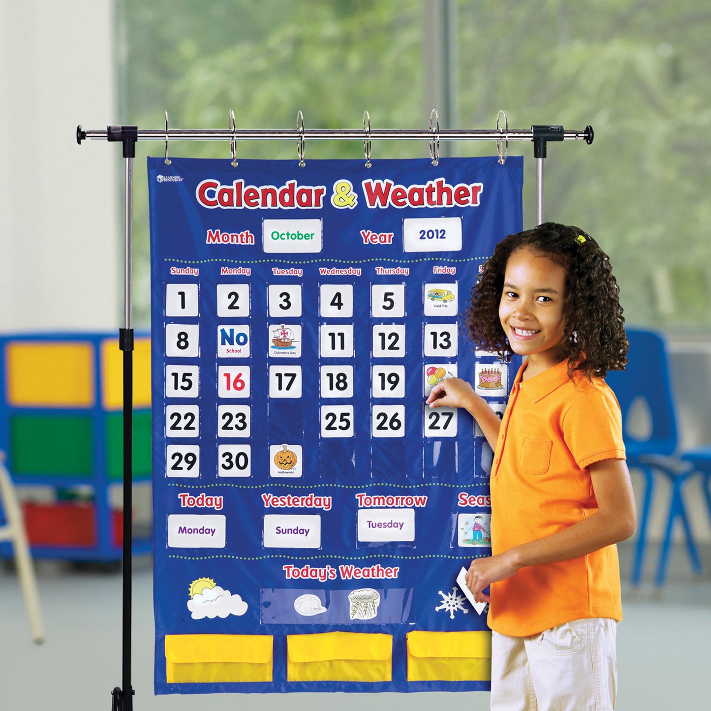 Calendar and Weather Pocket Chart