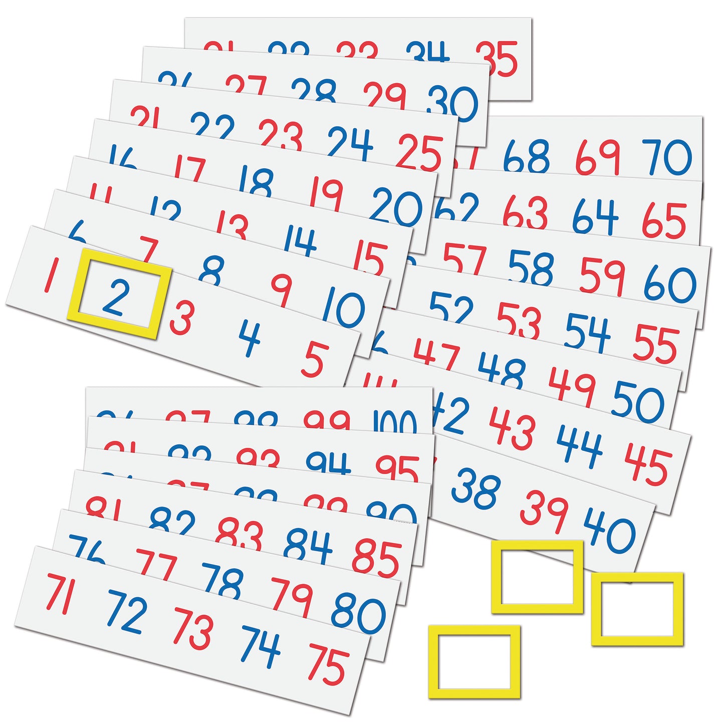 Magnetic Number Line, 1-100