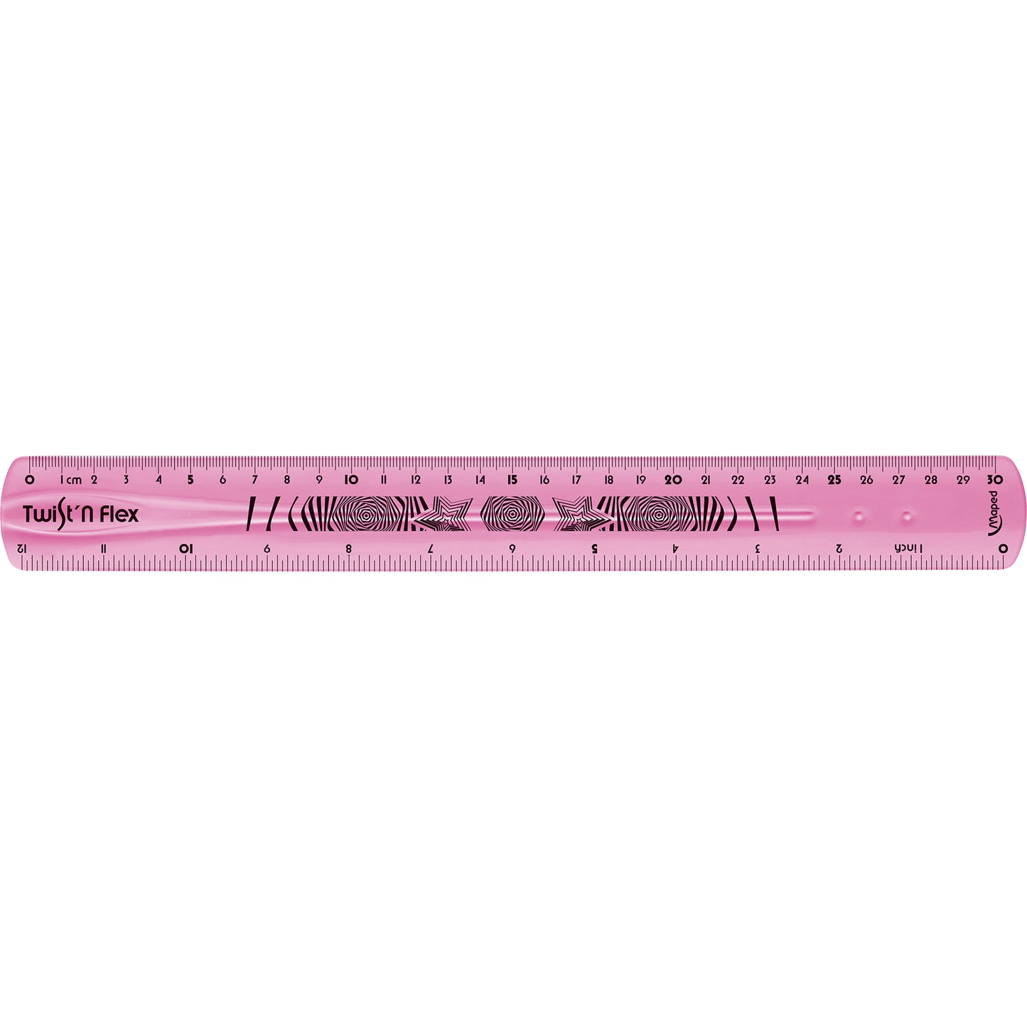 Twist'n Flex Ruler, 12" / 30cm, Pack of 20