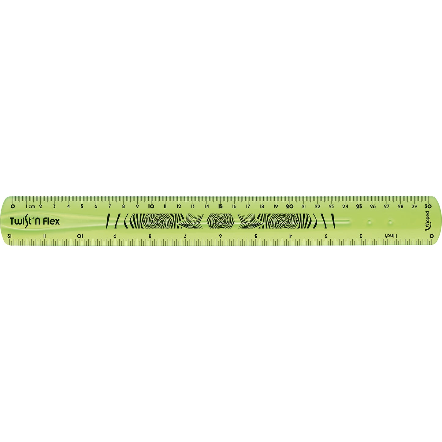 Twist'n Flex Ruler, 12" / 30cm, Pack of 20