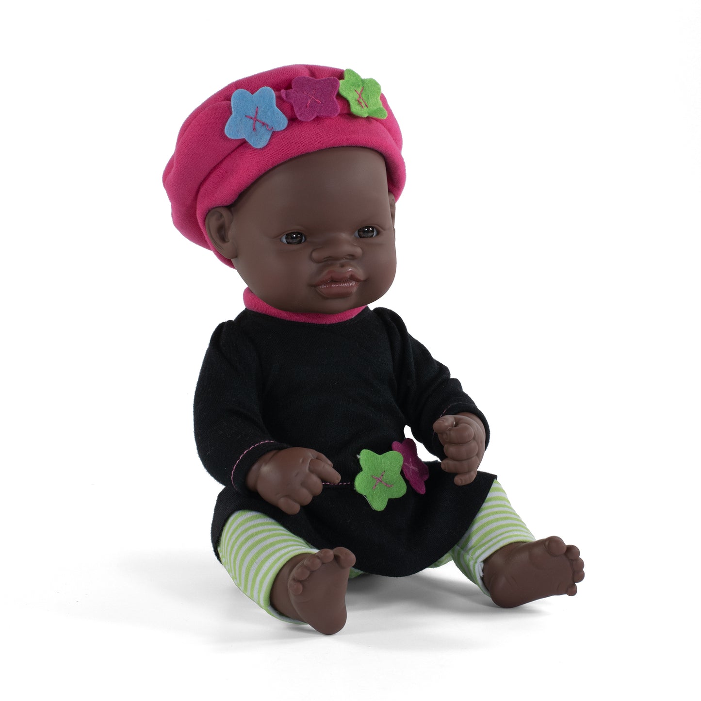 Anatomically Correct Newborn Doll, 12-5/8", African Girl