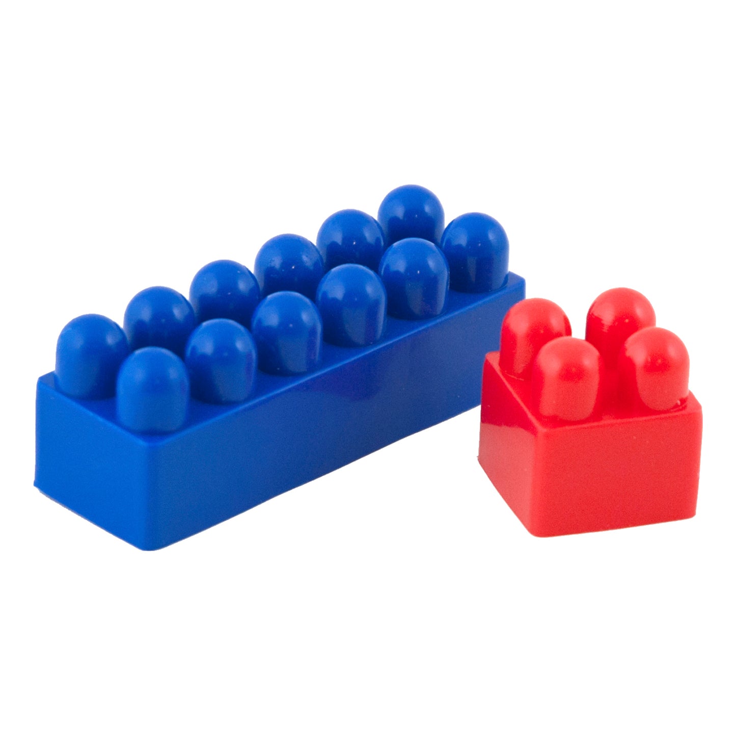 Plastic Interlocking Blocks, 120 Pieces