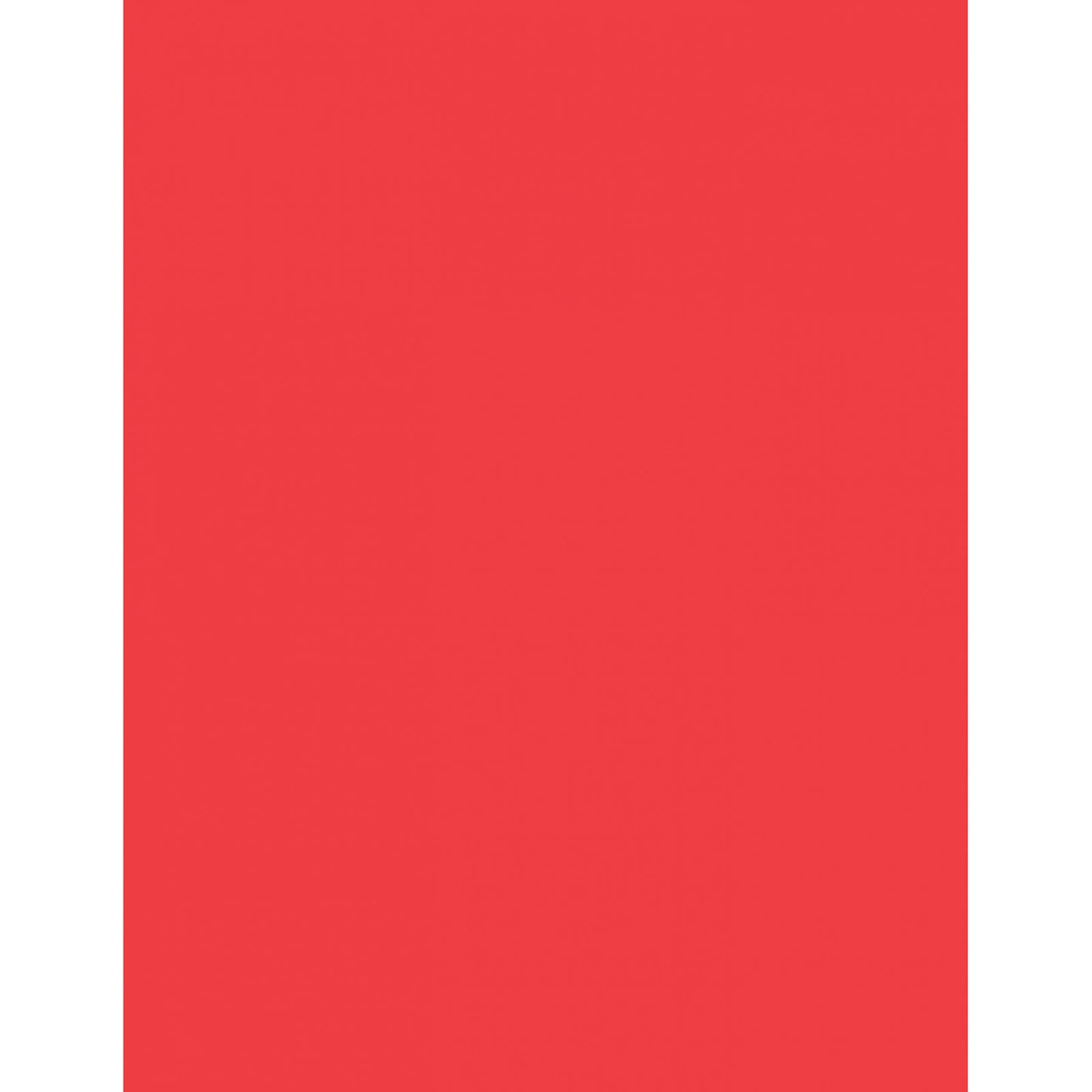 Card Stock, Rojo Red, 8-1/2" x 11", 100 Sheets