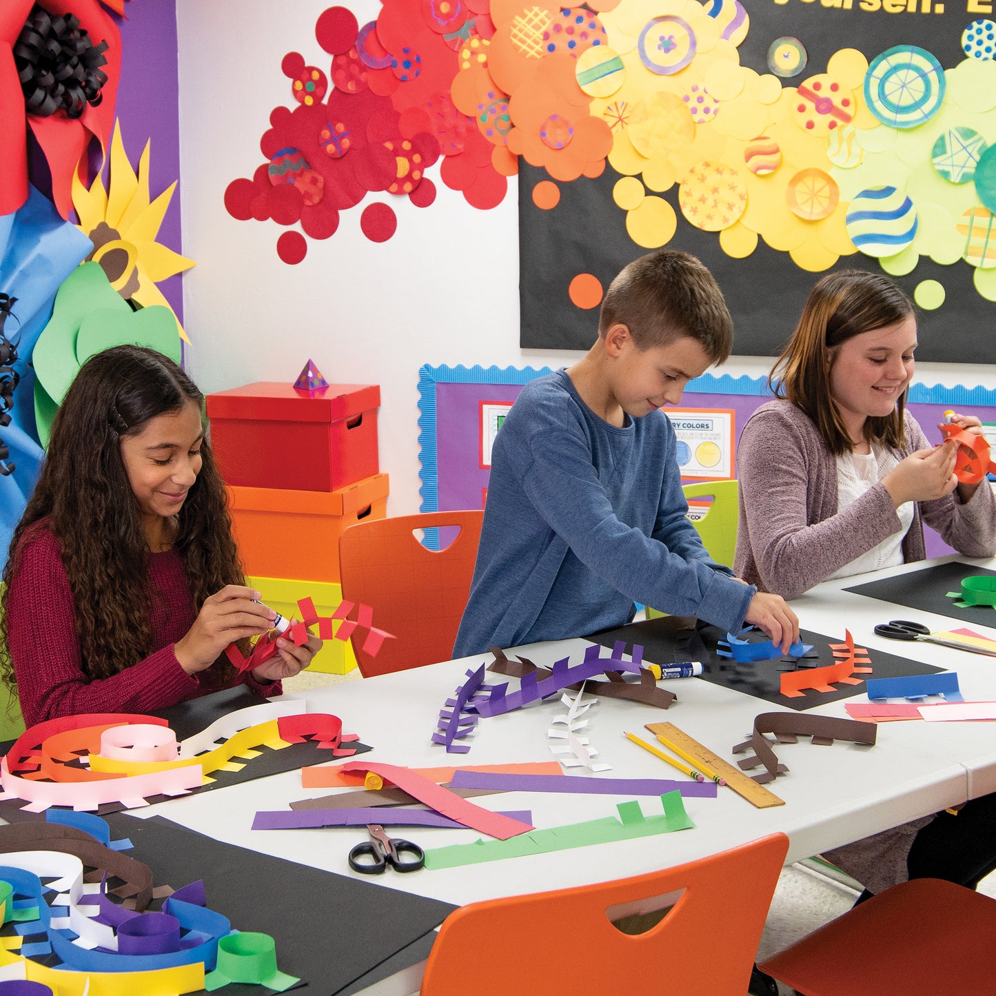 Construction Paper, Standard Assorted, 9" x 12", 50 Sheets Per Pack, 5 Packs