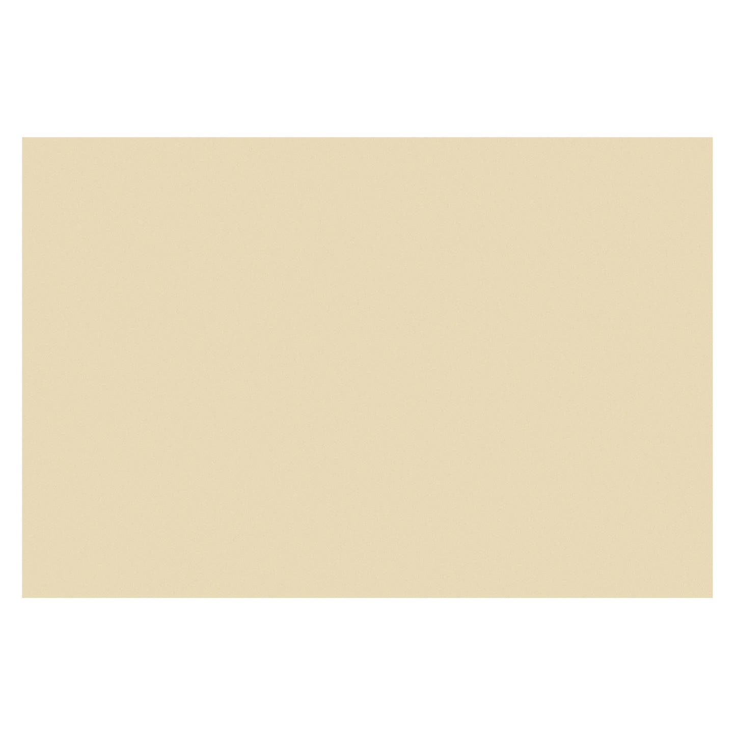 Fade-Resistant Construction Paper, Ivory, 12" x 18", 50 Sheets Per Pack, 5 Packs