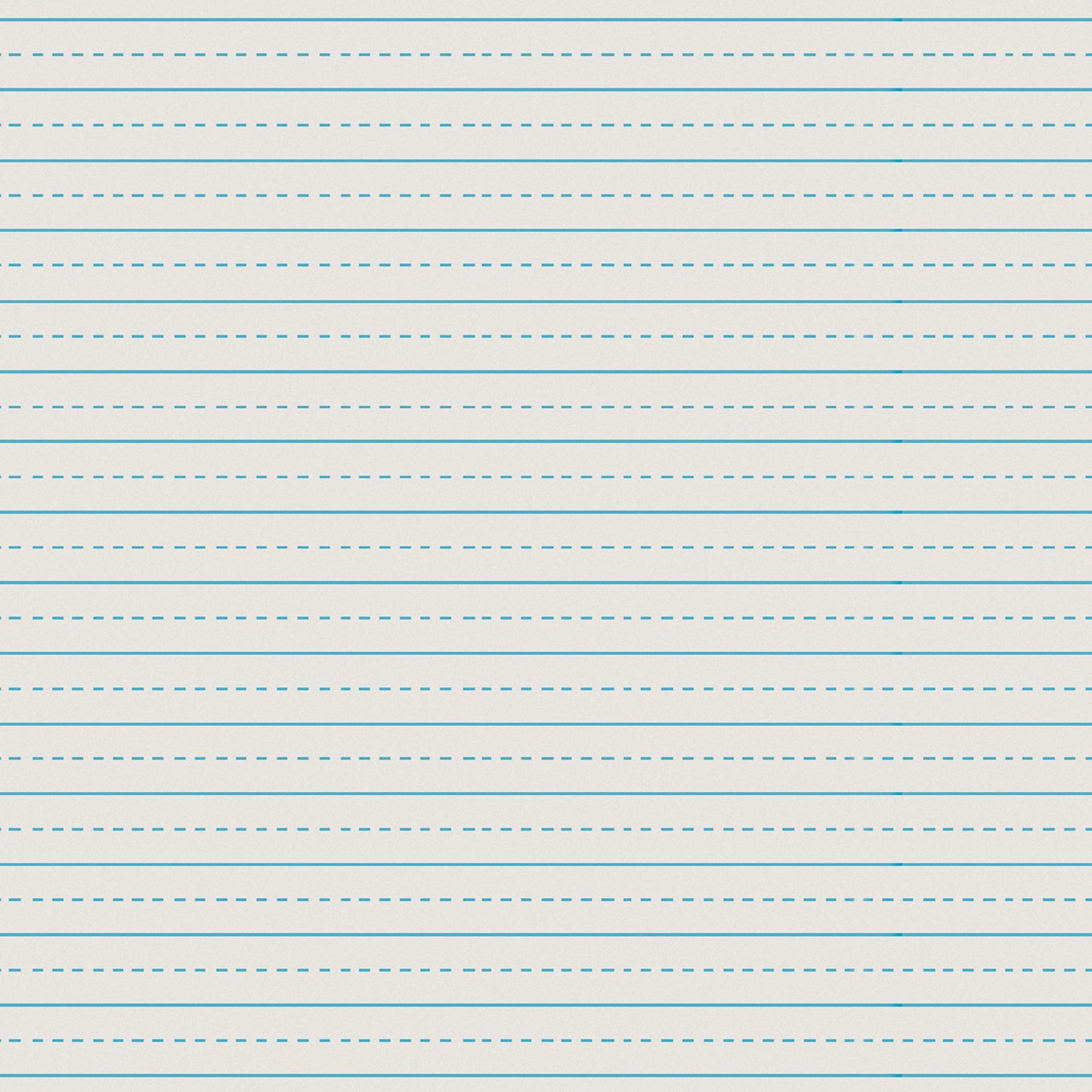 Newsprint Handwriting Paper, Alternate Dotted, Grade 3, 1/2" x 1/4" Ruled Long, 11" x 8-1/2", 500 Sheets Per Pack, 5 Packs