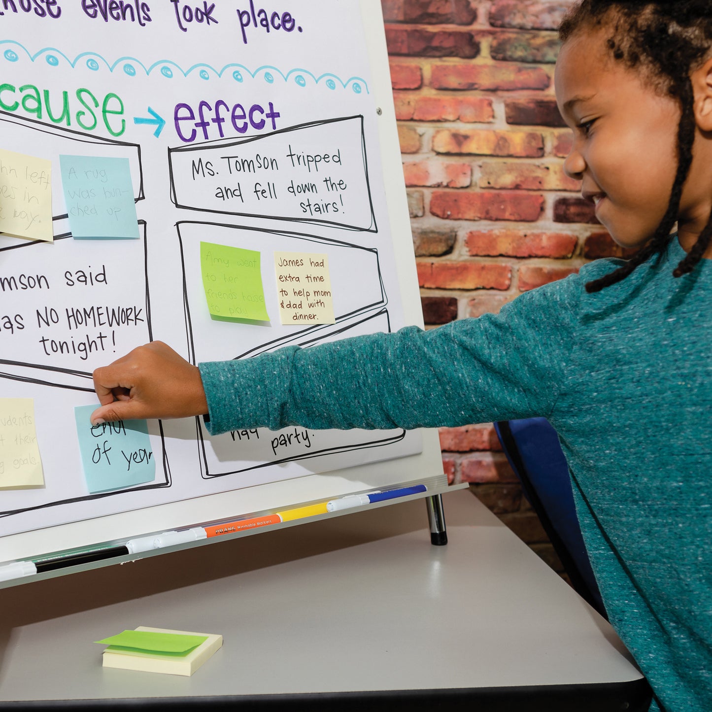 Heavy Duty Anchor Chart Paper, Non-Adhesive, White, Unruled 24" x 32", 25 Sheets