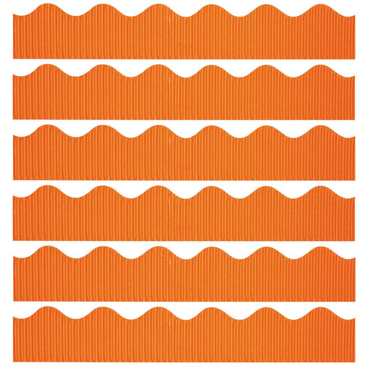 Decorative Border, Orange, 2-1/4" x 50', 6 Rolls