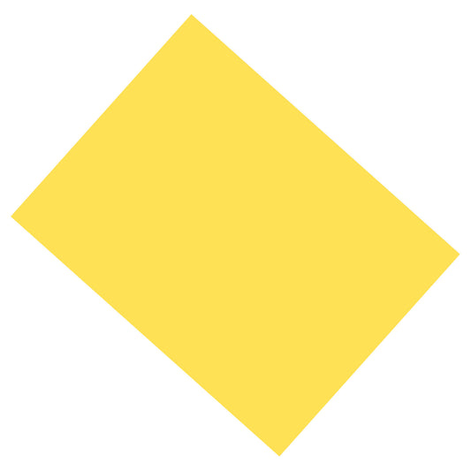 Coated Poster Board, Yellow, 22" x 28", 25 Sheets
