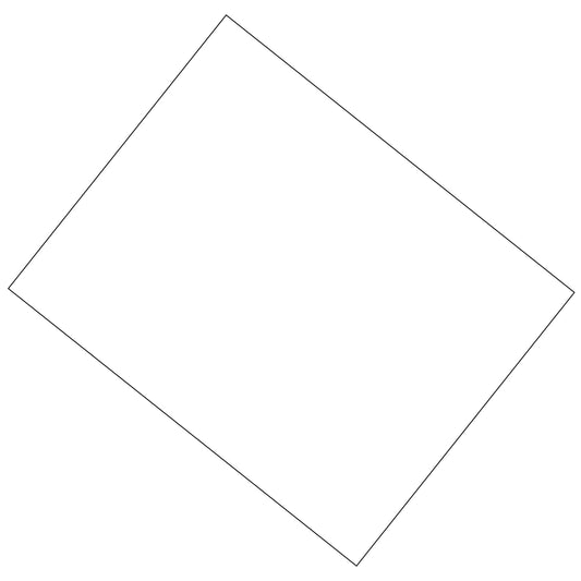 Coated Poster Board, White 14 pt., 22" x 28", 25 Sheets