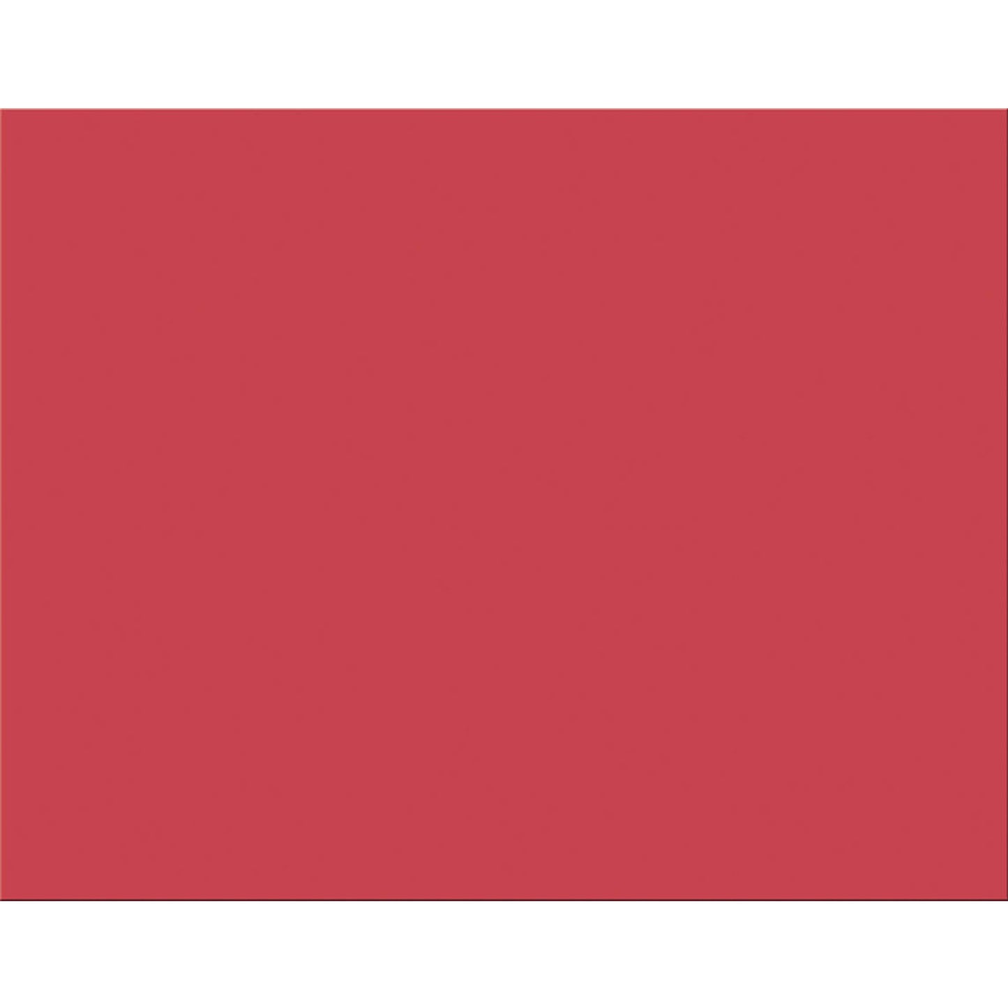 4-Ply Railroad Board, Red, 22" x 28", 25 Sheets