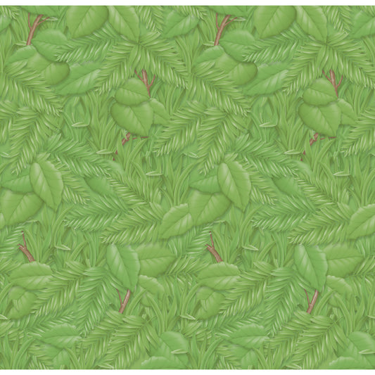 Bulletin Board Art Paper, Tropical Foliage, 48" x 50', 1 Roll