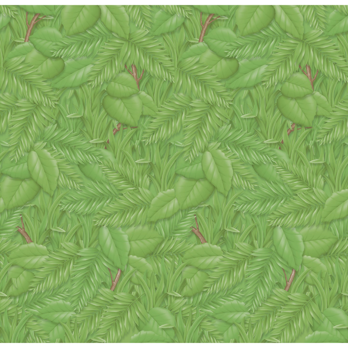 Bulletin Board Art Paper, Tropical Foliage, 48" x 12', 4 Rolls
