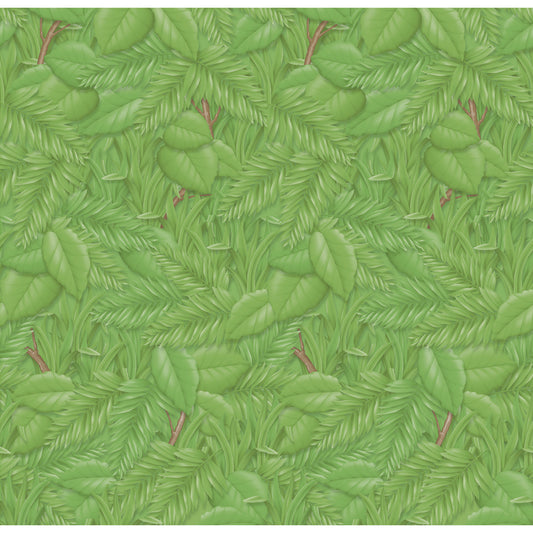 Bulletin Board Art Paper, Tropical Foliage, 48" x 12', 4 Rolls