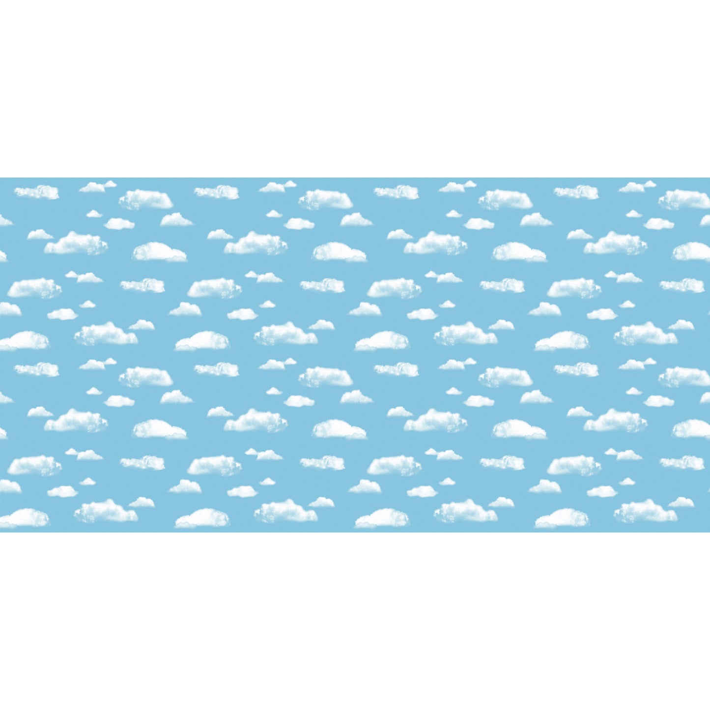 Bulletin Board Art Paper, Clouds, 48" x 12', 4 Rolls