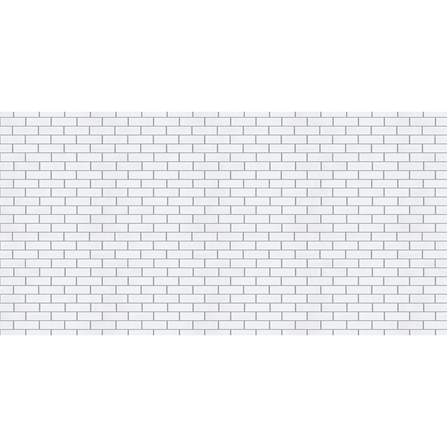 Bulletin Board Art Paper, White Subway Tile, 48" x 50', 1 Roll