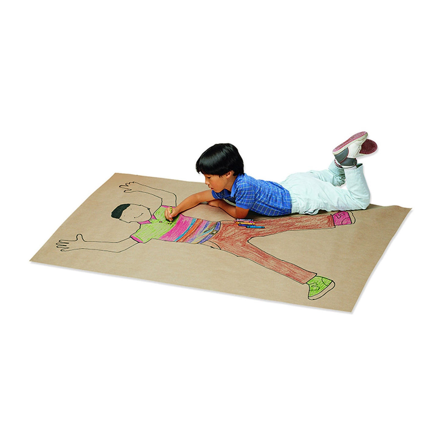 Heavyweight Kraft Roll, Natural Kraft, 48" x 25', 4 Rolls