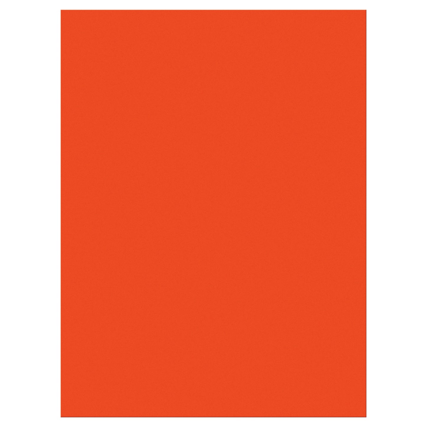 Construction Paper, Orange, 9" x 12", 50 Sheets Per Pack, 10 Packs