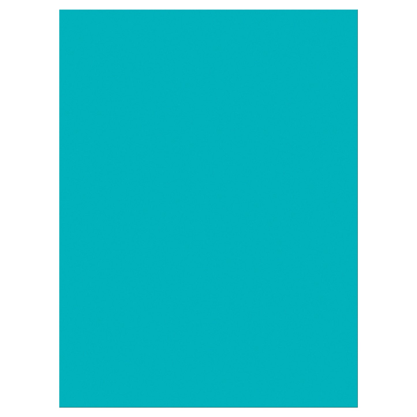 Construction Paper, Turquoise, 9" x 12", 50 Sheets Per Pack, 10 Packs