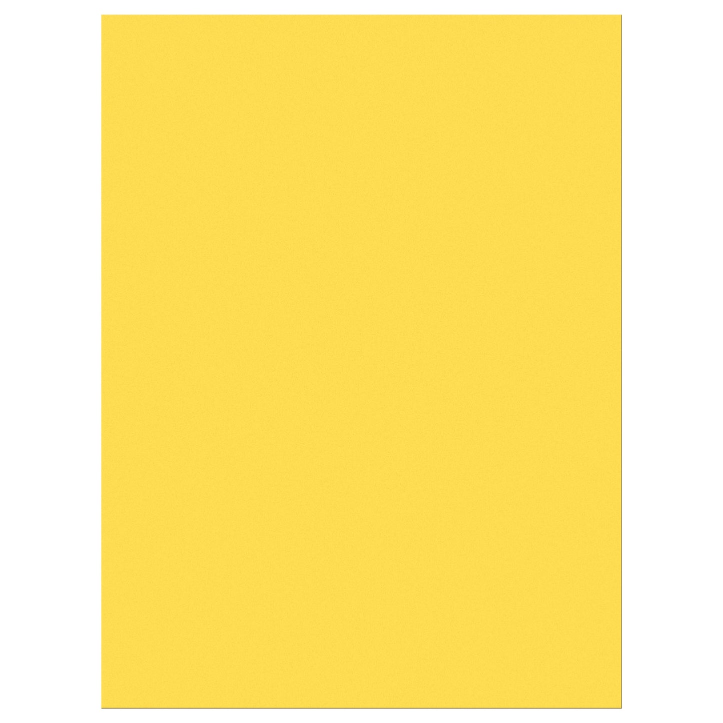 Construction Paper, Yellow, 9" x 12", 50 Sheets Per Pack, 10 Packs