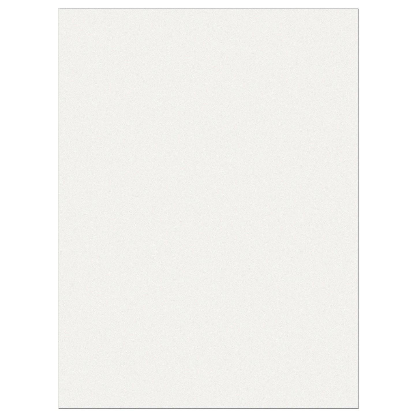Construction Paper, White, 9" x 12", 50 Sheets Per Pack, 10 Packs