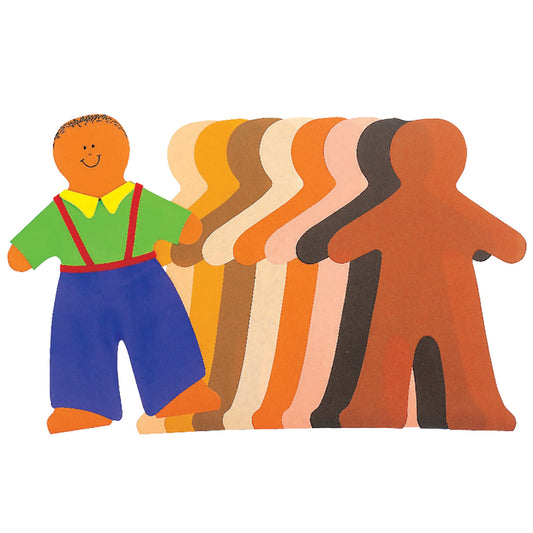 Paper Doll Pad, 8 Skin Tones, 40 Sheets Per Pad, 3 Pads