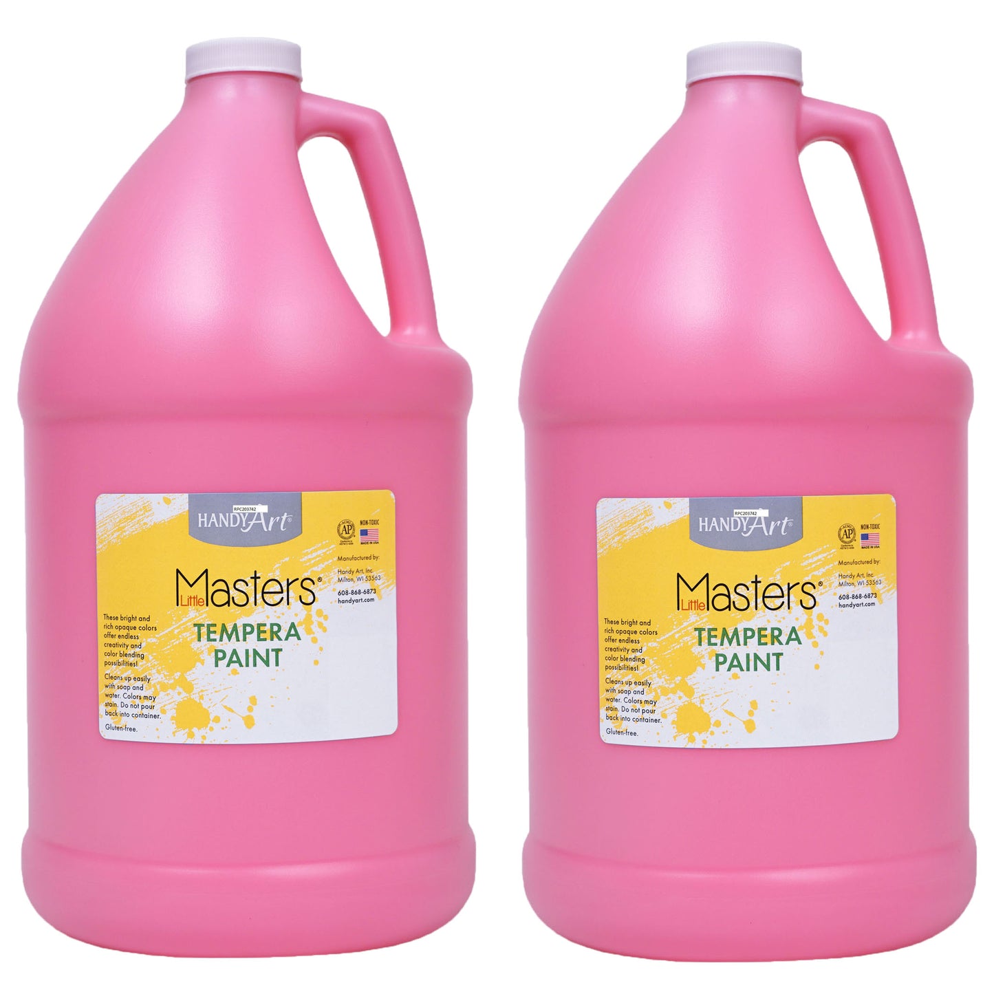 Little Masters® Tempera Paint, Pink, Gallon, Pack of 2
