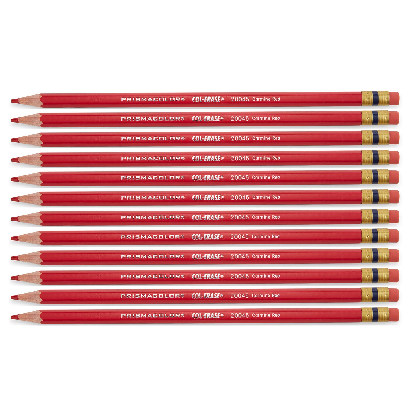 Col-Erase® Colored Pencil, Carmine Red, Box of 12