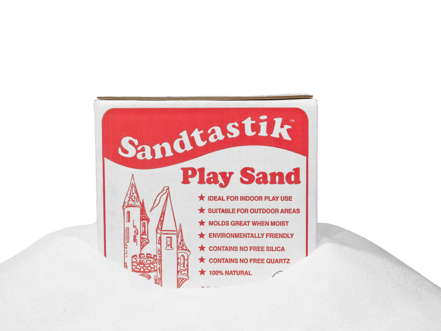 Sparkling White Play Sand, 25 lb (11.3 kg)