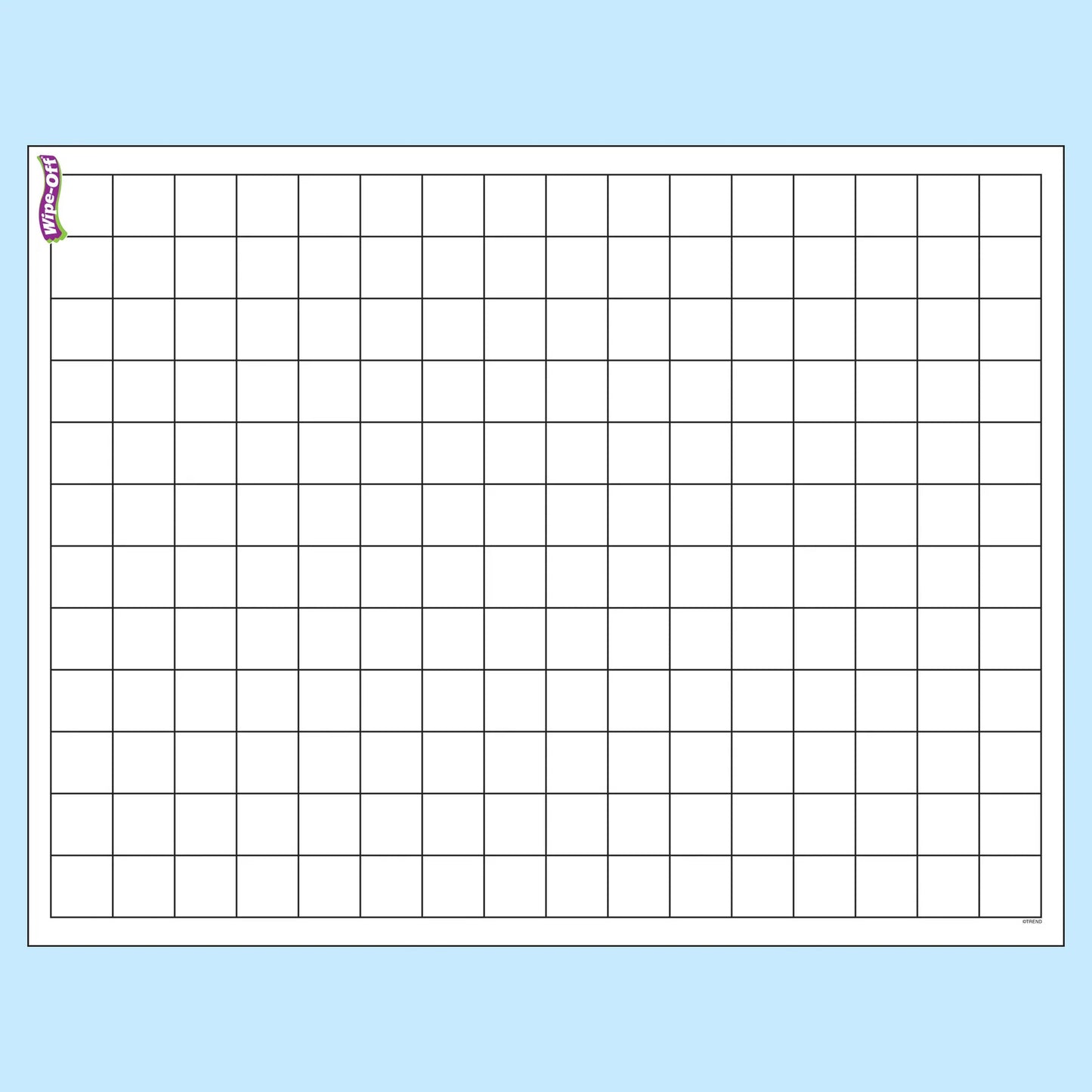 Graphing Grid (Small Squares) Wipe-Off® Chart, 17" x 22", Pack of 6