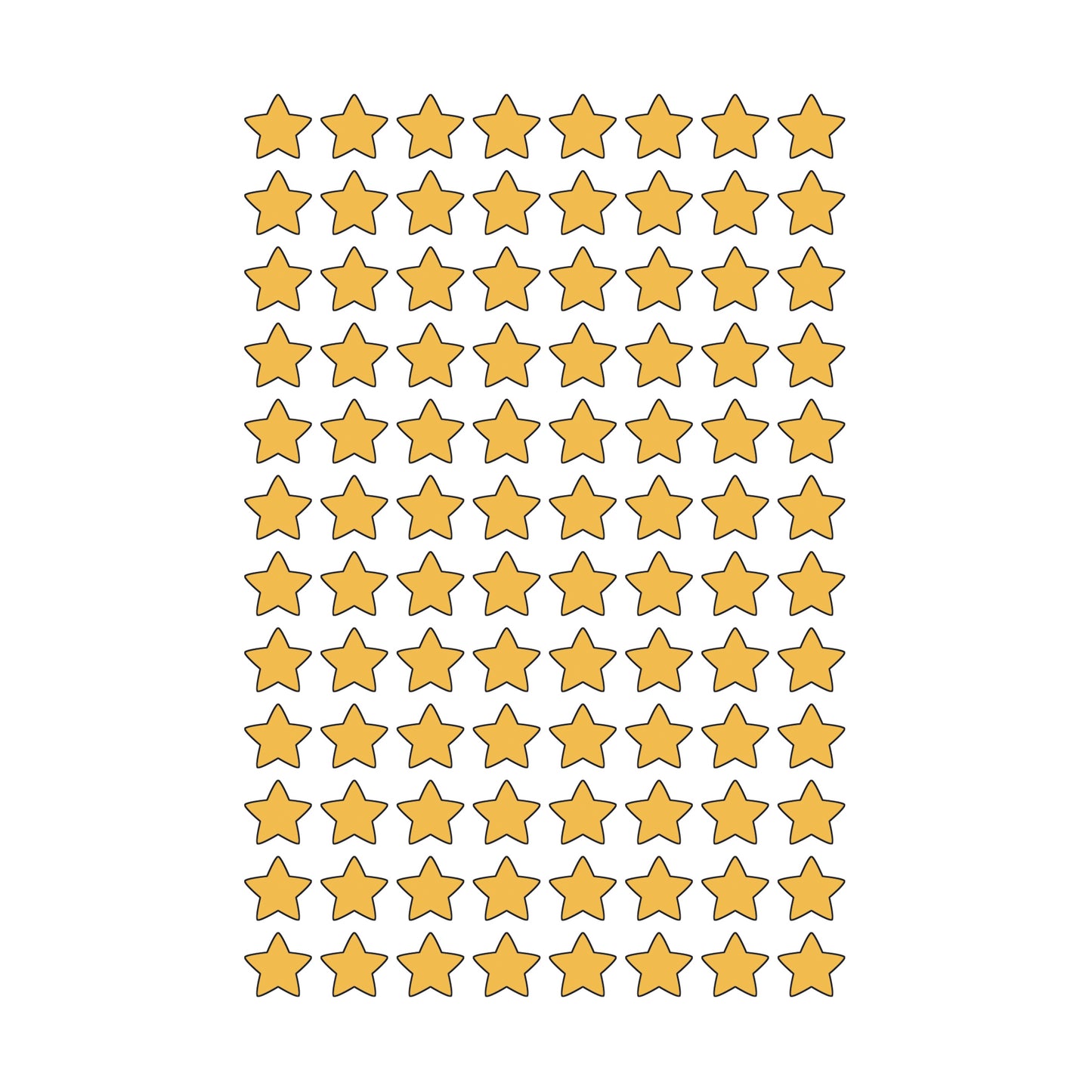 Gold Foil Stars superShapes Stickers, 400 Per Pack, 6 Packs