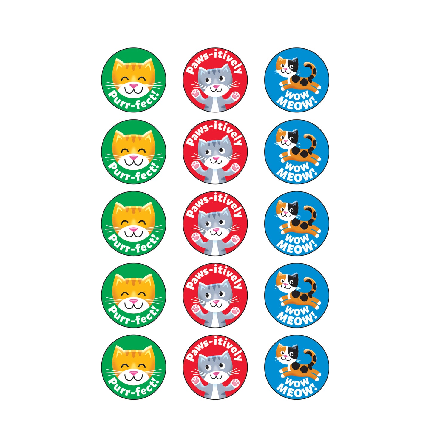 Purr-fect Pets/Cinnamon Stinky Stickers®, 60 Per Pack, 6 Packs
