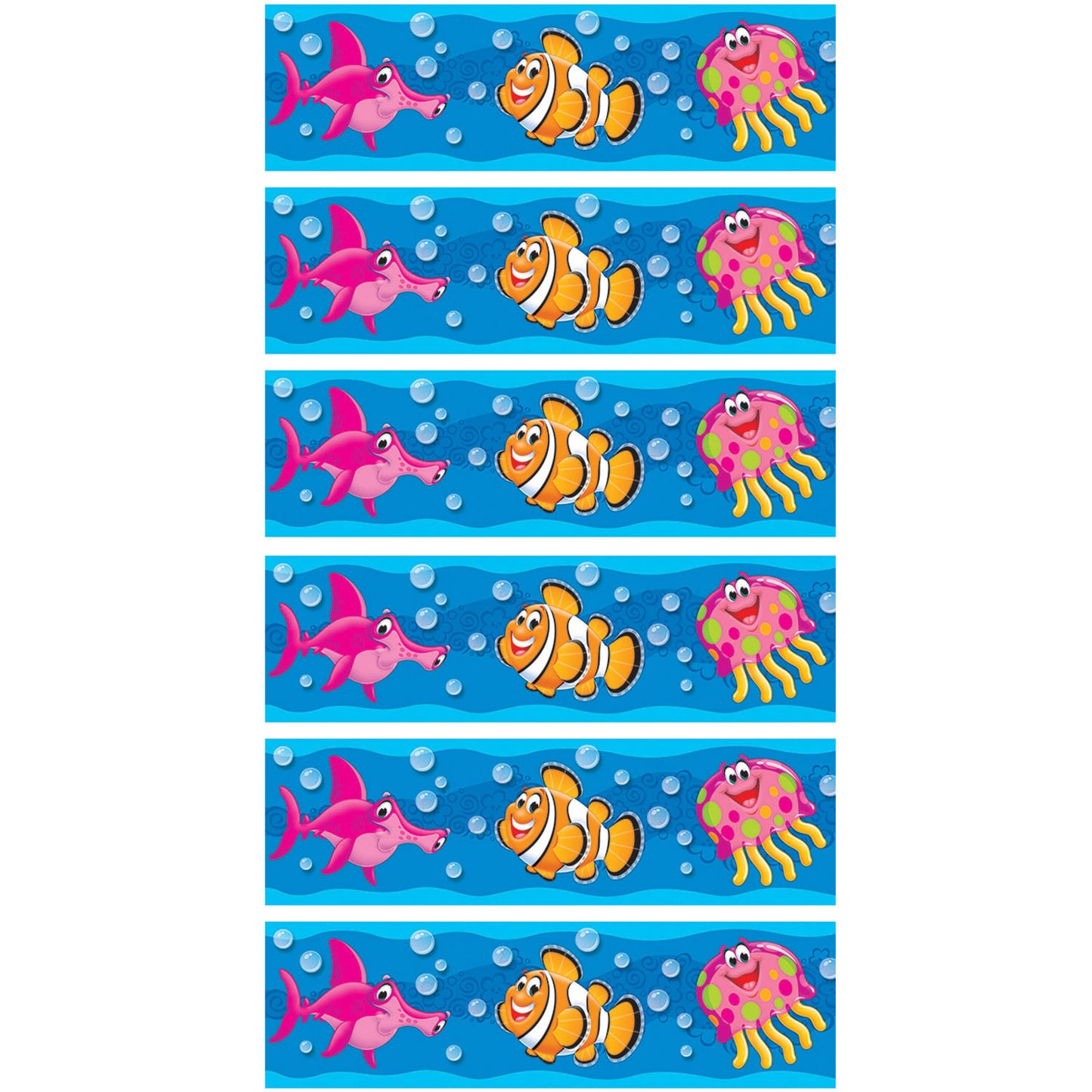 Sea Buddies™ Bolder Borders®, 35.75' Per Pack, 6 Packs