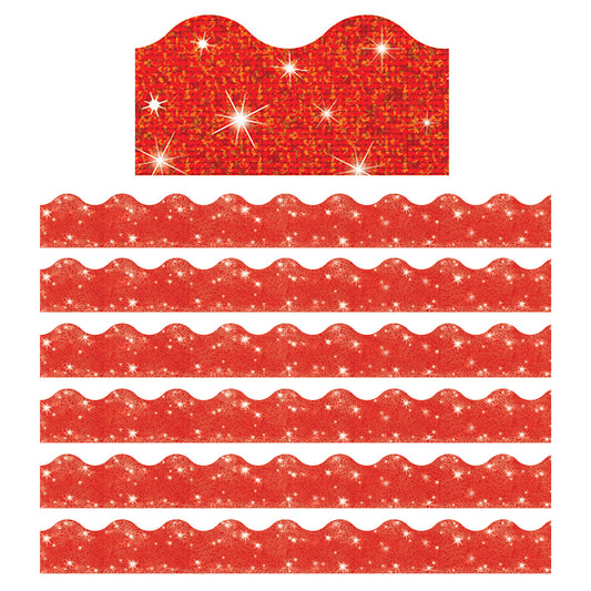 Red Sparkle Terrific Trimmers®, 32.5' Per Pack, 6 Packs