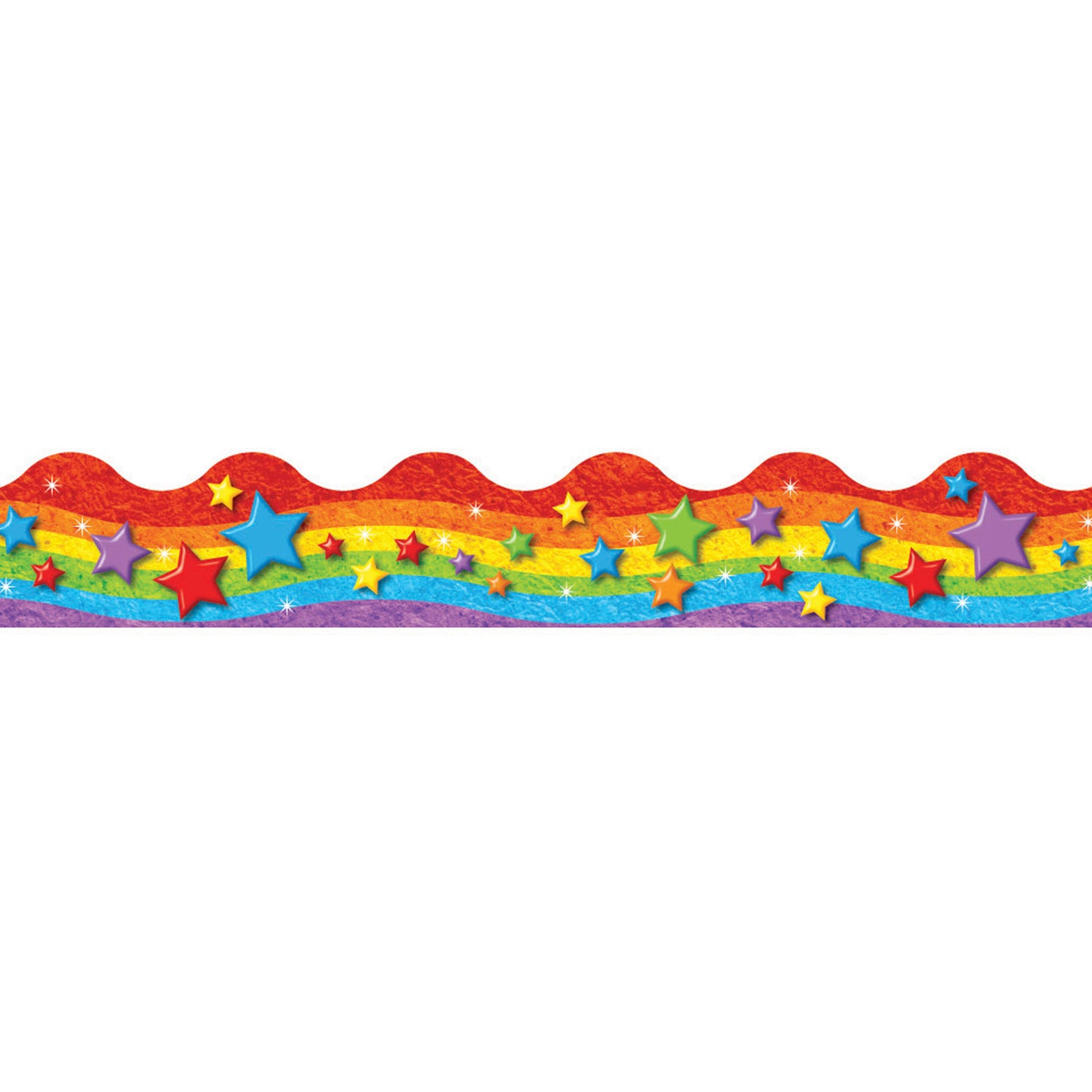 Rainbow & Stars Terrific Trimmers®, 39 Feet Per Pack, 6 Packs